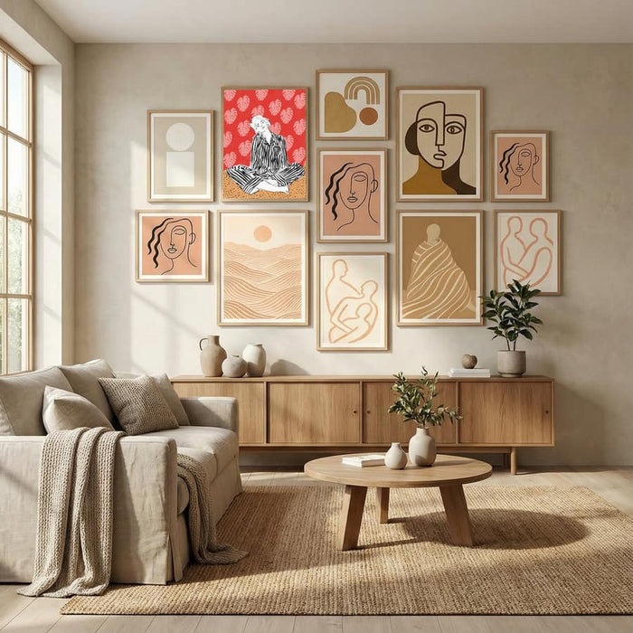 Poster Serenity In Stripes By Catsanddotz 20 X 27 Inches – poster e stampa artistica