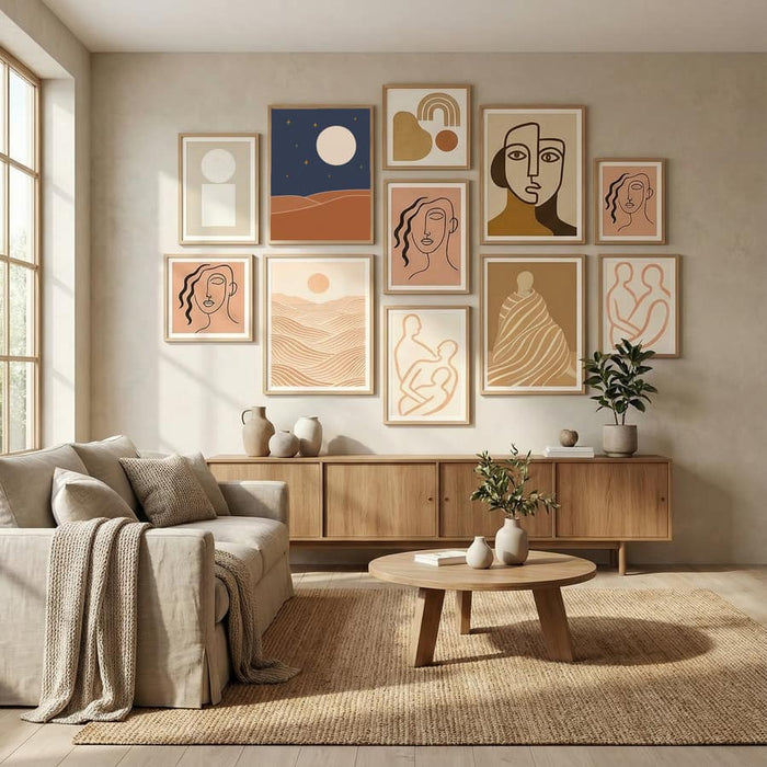 Starry Starry Night Poster by Natasha Playell in Evolving Winter Elegance gallery wall