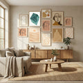 Striped Stone I. Poster by Paulina Vårregn in Evolving Winter Elegance gallery wall