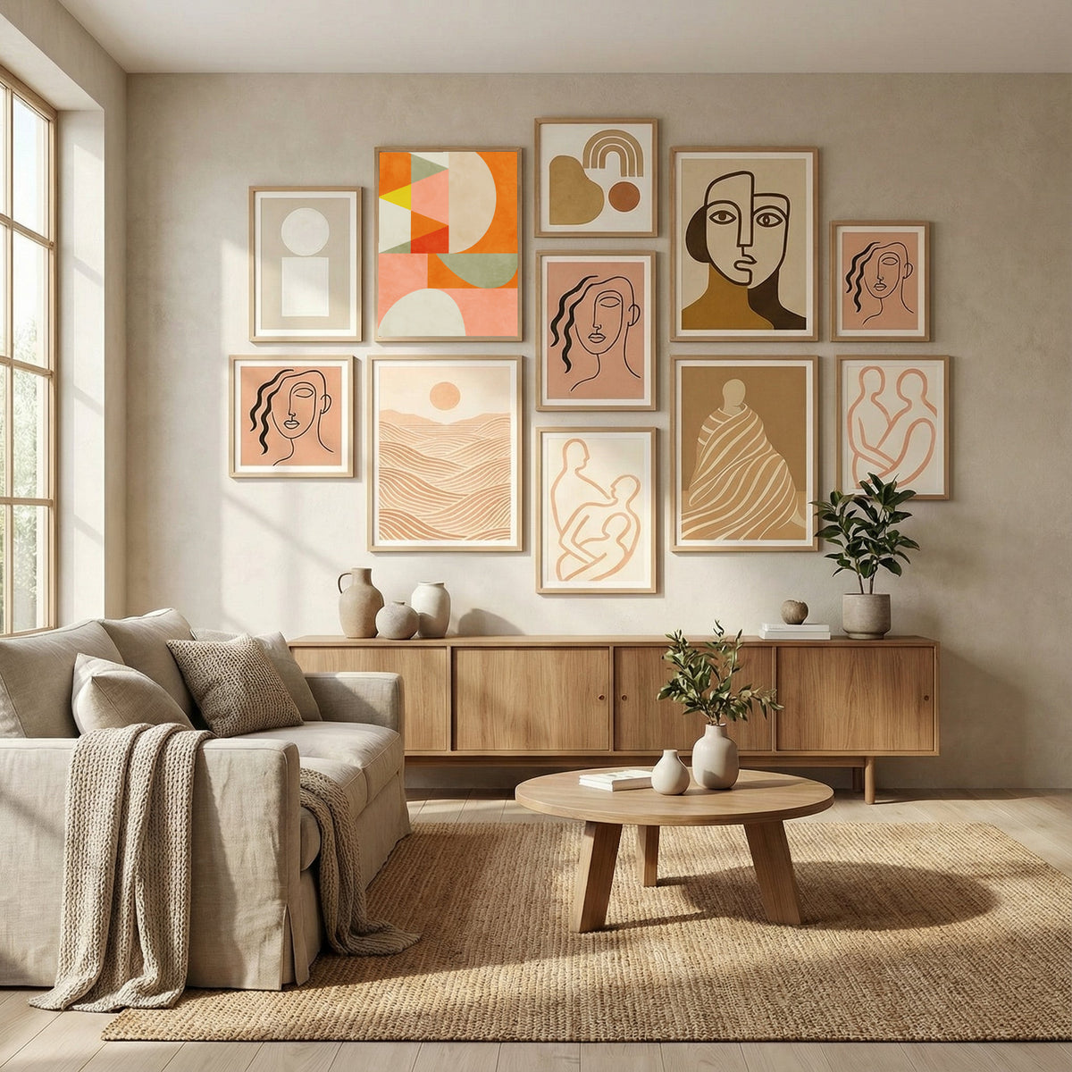 Summer Circles22 4 V Poster by Ana Rut Bre in Evolving Winter Elegance gallery wall