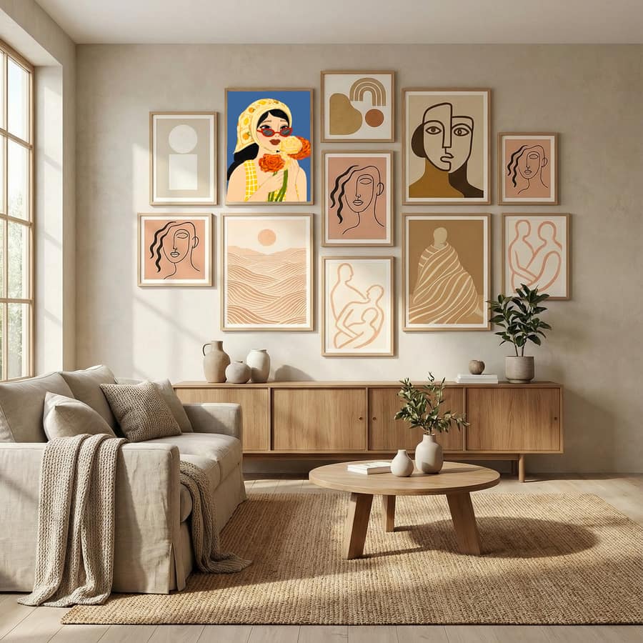 Summer Girl Poster by Dianne Nicole Fernando in Evolving Winter Elegance gallery wall