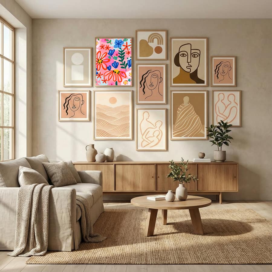 That floral summer kinda feeling Poster by Uma Gokhale in Evolving Winter Elegance gallery wall