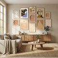 The Three Shapes Poster by Little Dean in Evolving Winter Elegance gallery wall