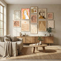 The Tulip Girl (Peach) -juliste – juliste ja taidepainatus