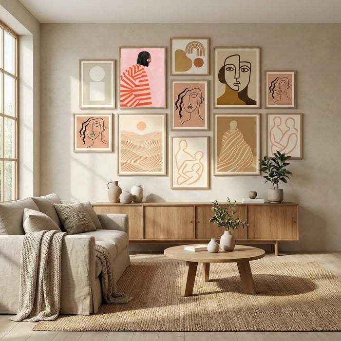 The Woman With the Orange Stripes Poster – poster and art print