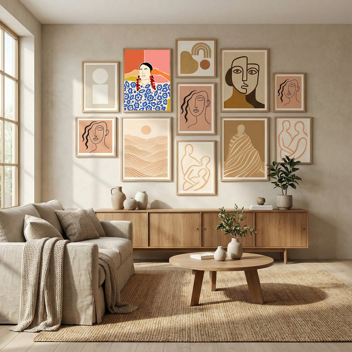 Trends Poster by Uma Gokhale in Evolving Winter Elegance gallery wall