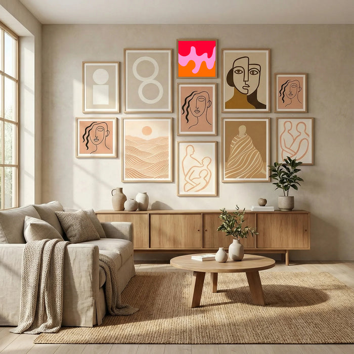 4 Poster by Angela Minca in Winter Elegance gallery wall