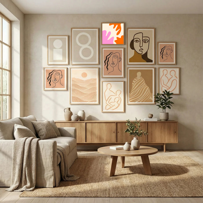 5 Poster by Angela Minca in Winter Elegance gallery wall