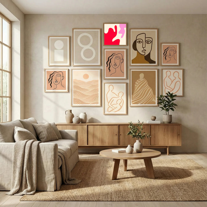 6 Poster by Angela Minca in Winter Elegance gallery wall