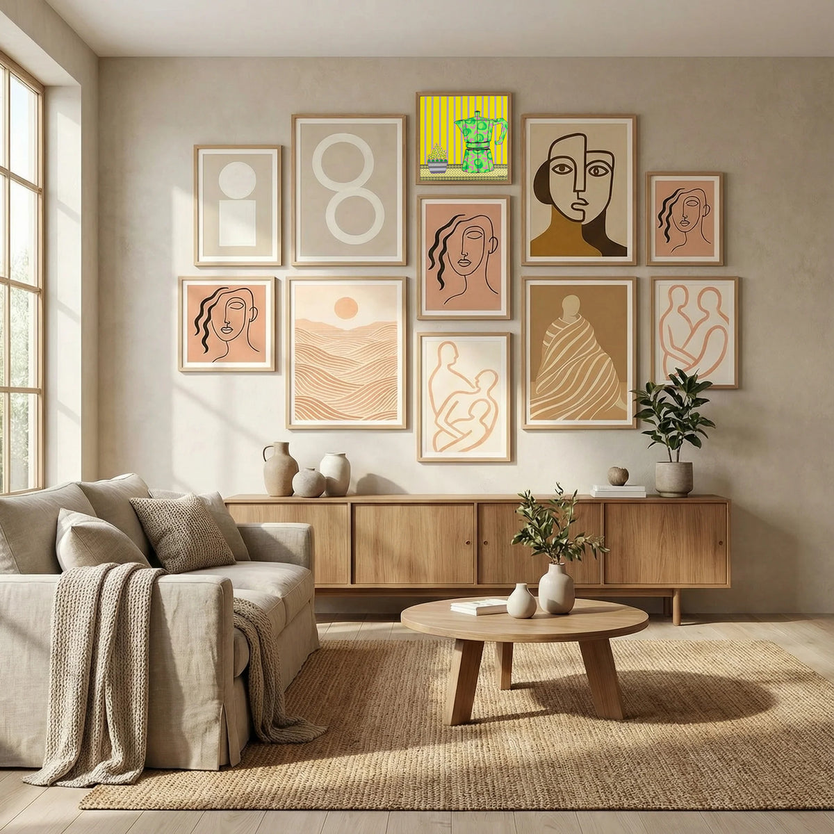 Cafetera &amp; Cupcake Poster by David Galan in Winter Elegance gallery wall