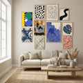Abstract Composition No. 39 Poster by Elena Ristova in Winter Sanctuary gallery wall