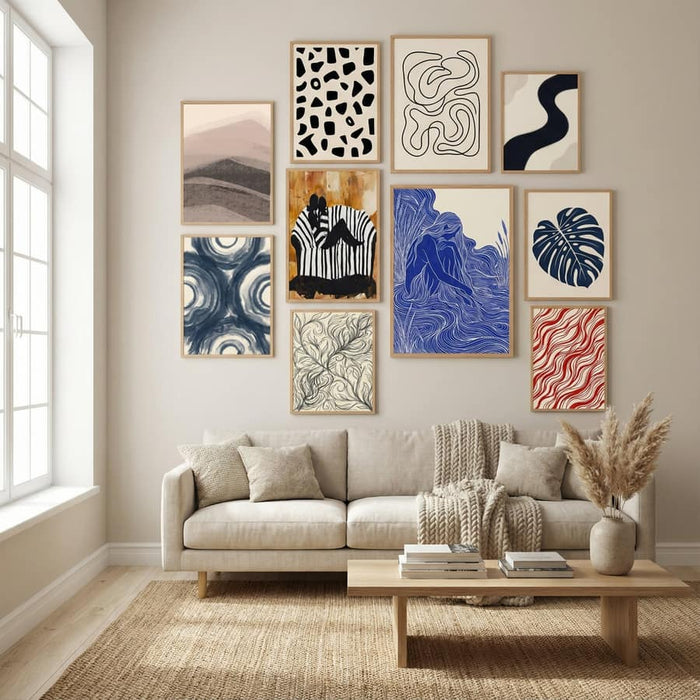 Póster Abstract Mountains – póster e impresión artística
