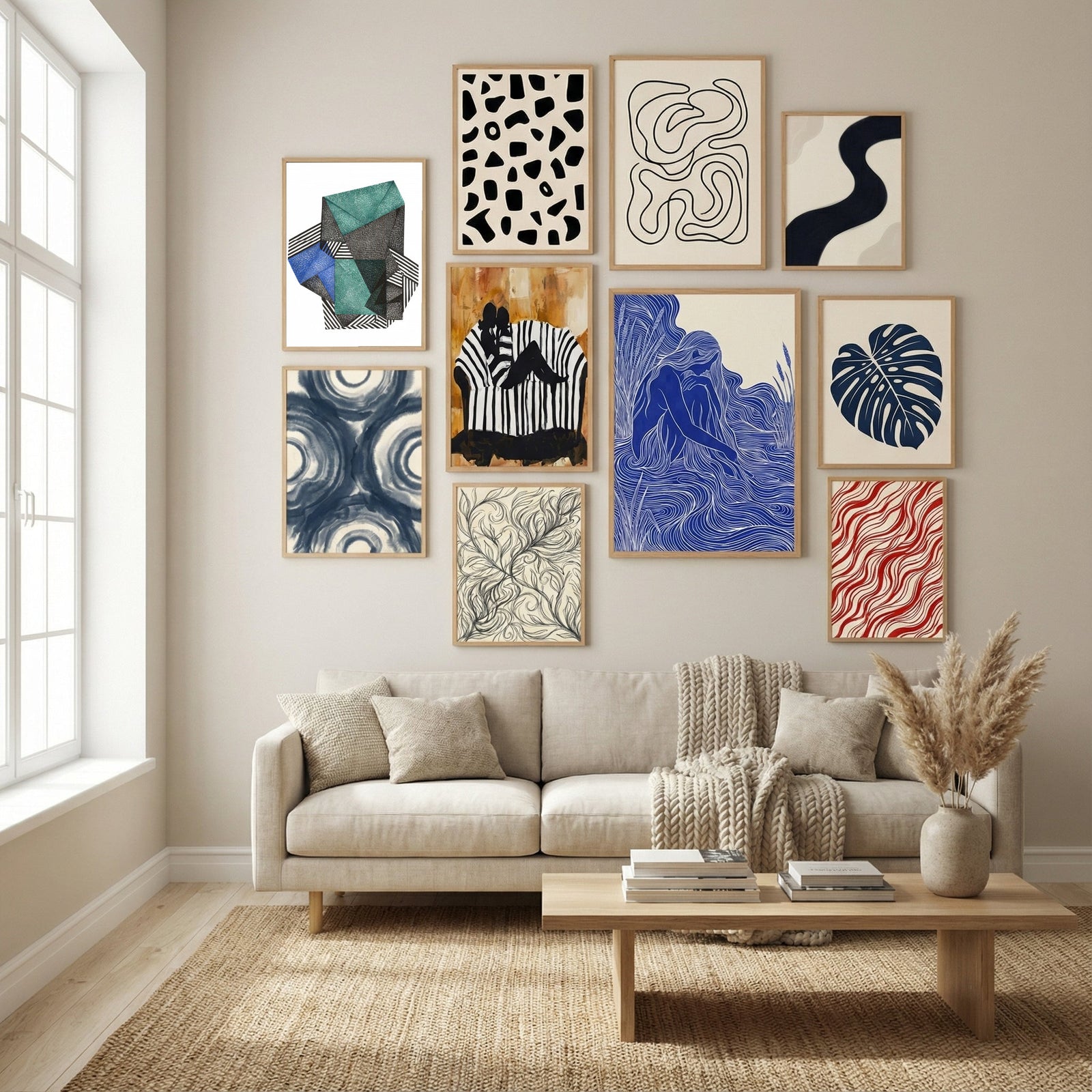 Amulet I. Poster by Paulina Vårregn in Winter Sanctuary gallery wall