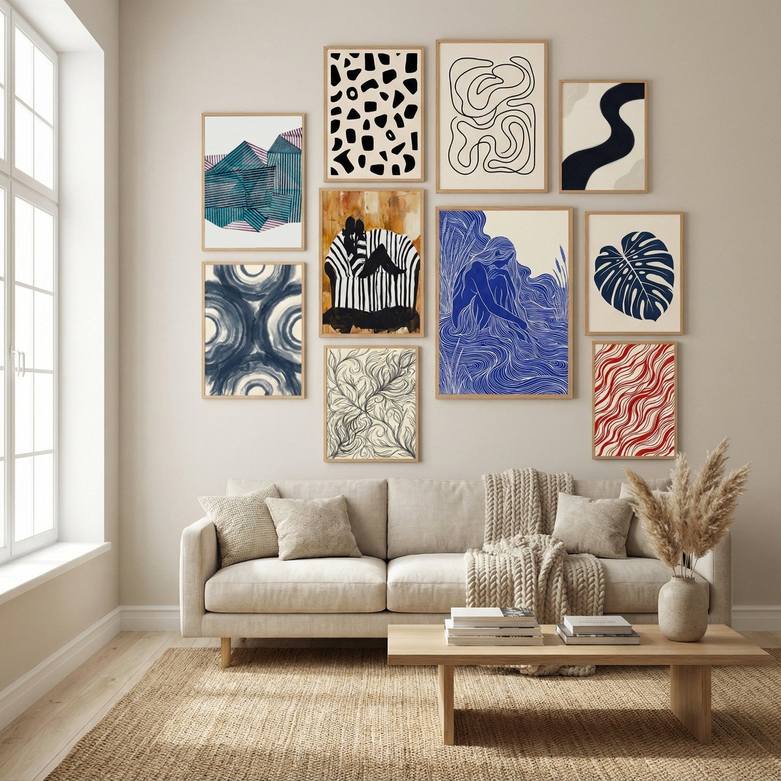Amulet IV. Poster by Paulina Vårregn in Winter Sanctuary gallery wall