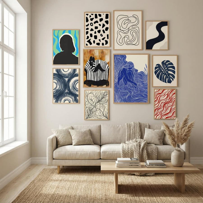 Anonymous Portrait In Cool Colors Poster – poster and art print