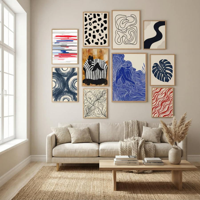 Póster BILLS RED WHITE AND BLUES – póster e impresión artística