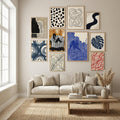 Black Abstract Mosaic Composition Poster – poster and art print