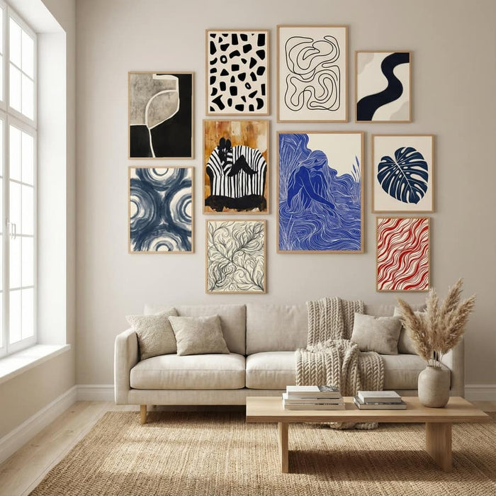 Poster Black Abstract Mosaic – poster e stampa artistica
