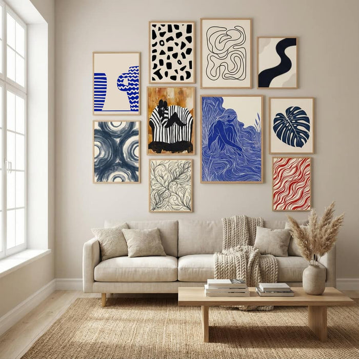 Blue Vases Poster – poster and art print