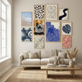 Blue and Sand 1 Poster – poster and art print