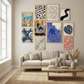 Cowboy boots and disco ball Poster by Caroline Bonne Müller in Winter Sanctuary gallery wall