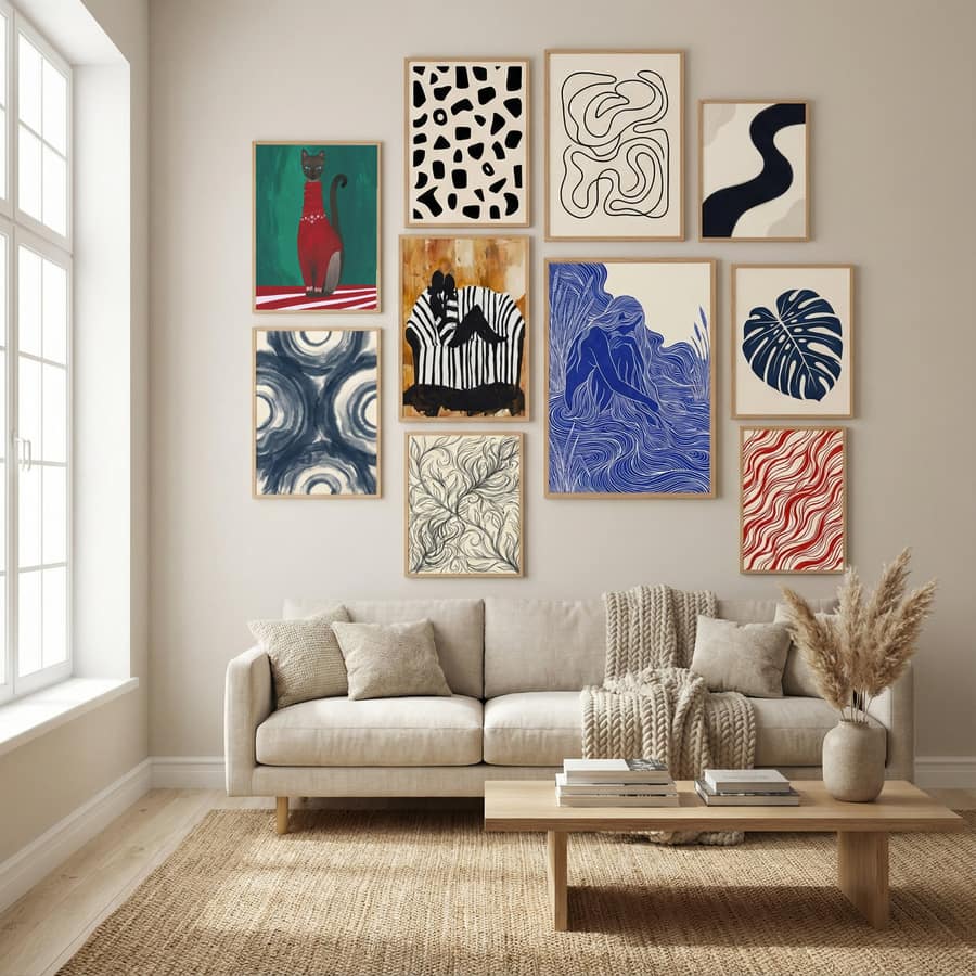 Festive and fabulous Poster – poster and art print