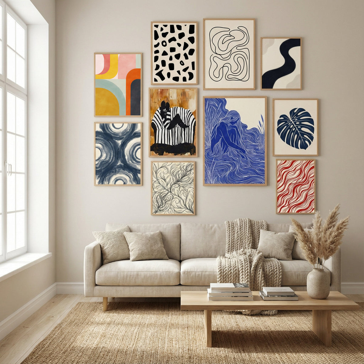 Friendly Colors2 Poster by Ana Rut Bre in Winter Sanctuary gallery wall