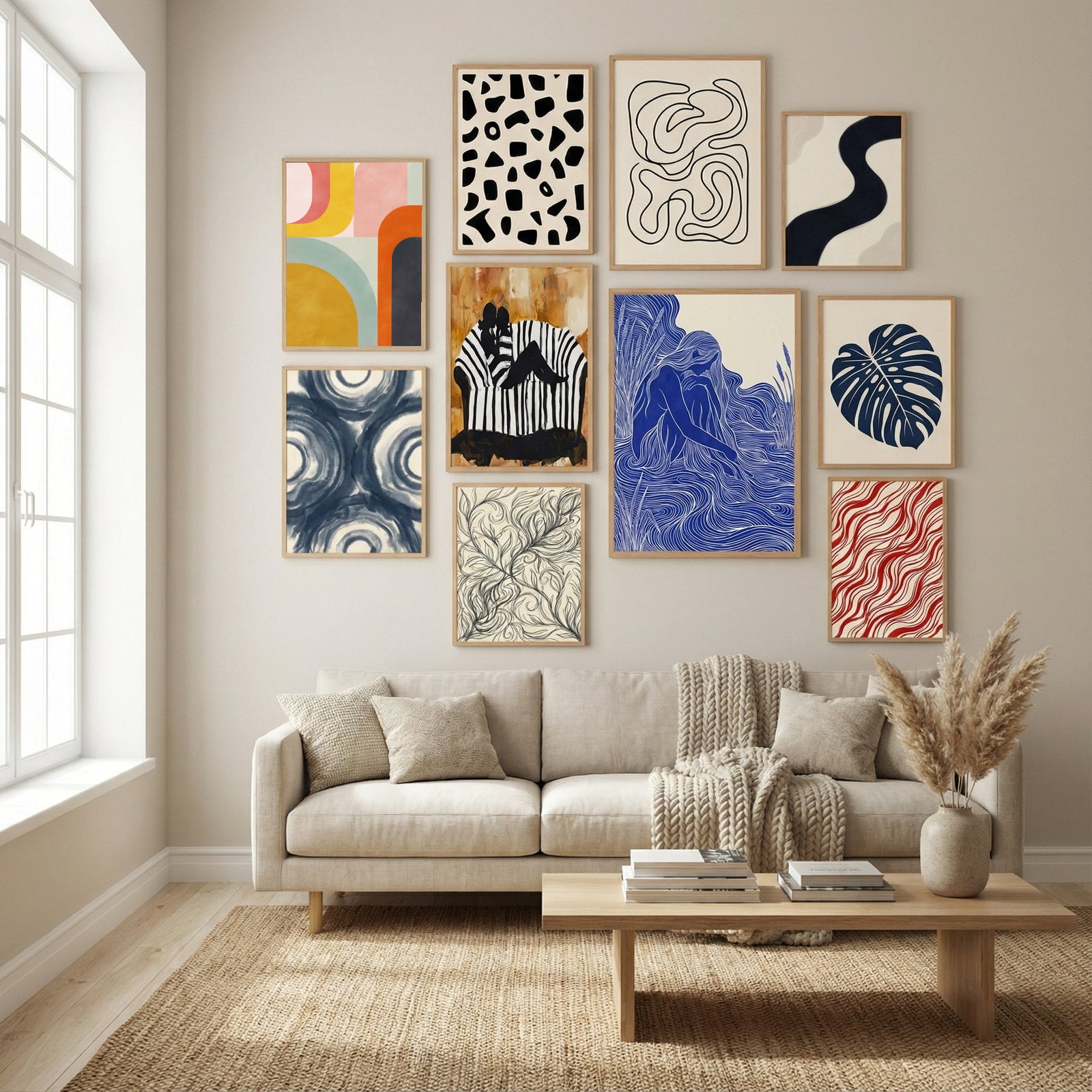 Friendly Colors2 Poster by Ana Rut Bre in Winter Sanctuary gallery wall