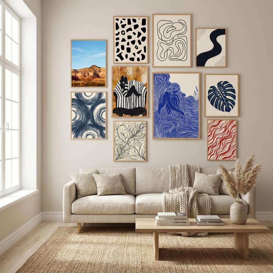 Ghost Ranch Sunset Poster – plakat og kunsttryk