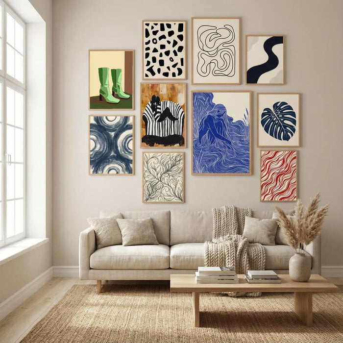 Green boots Poster by Sharyn Bursic in Winter Sanctuary gallery wall