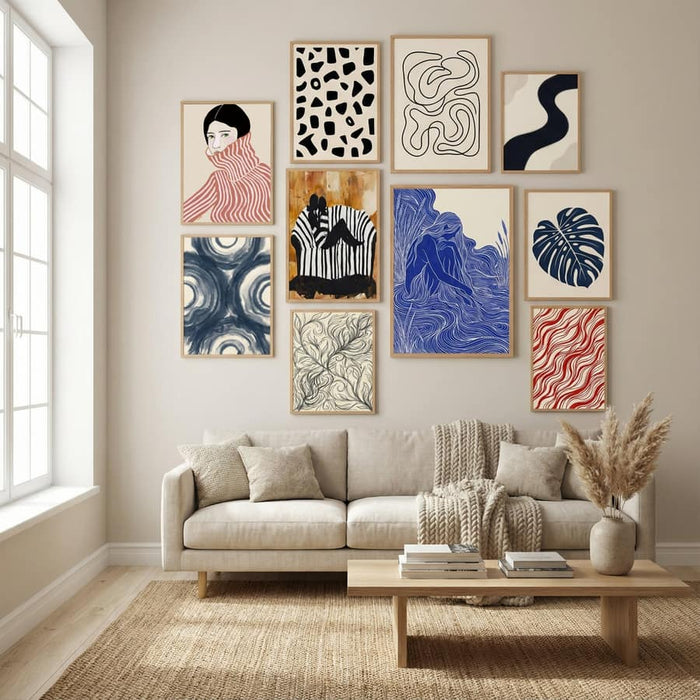 Lady in jumper Poster – poster and art print