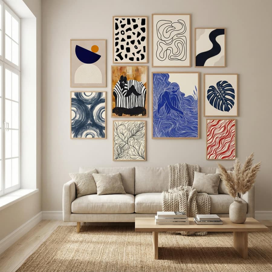 Affiche Lines and semicircles 2 – affiche et impression d’art