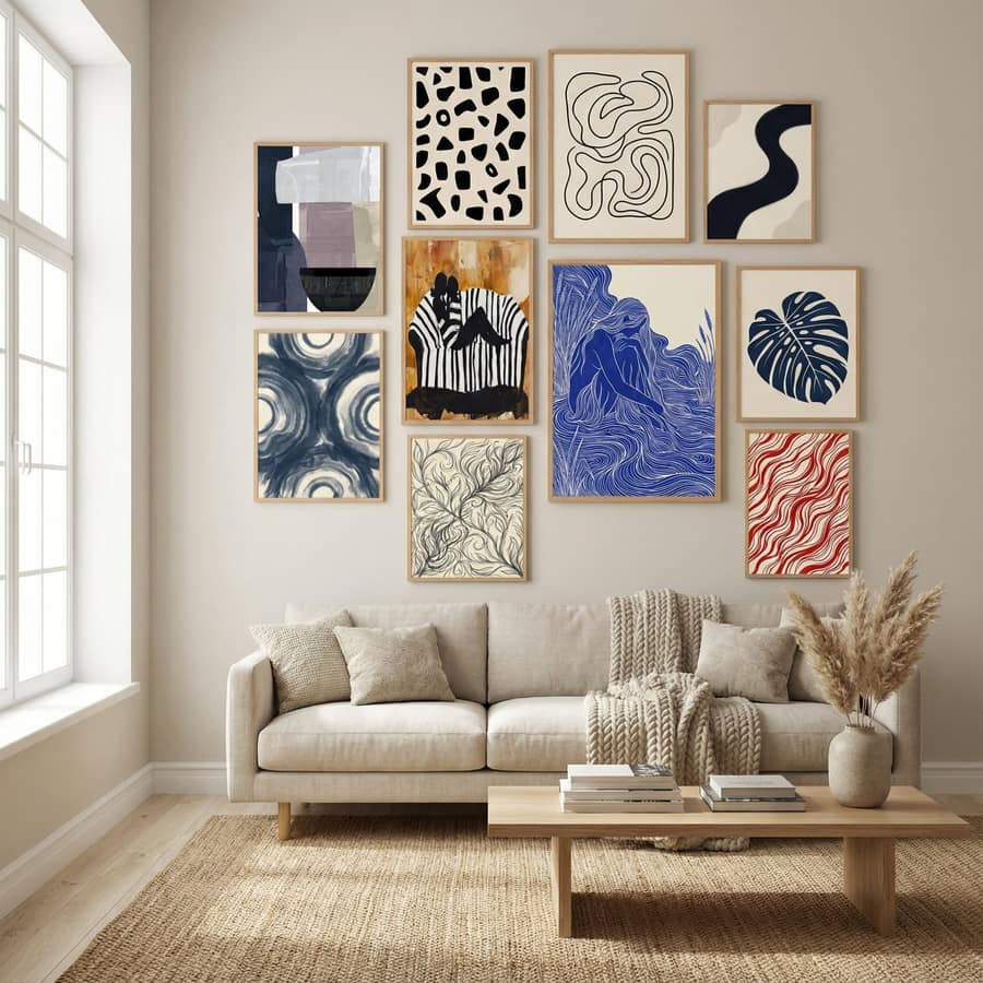 Poster Navy Shapes No2 – poster e stampa artistica