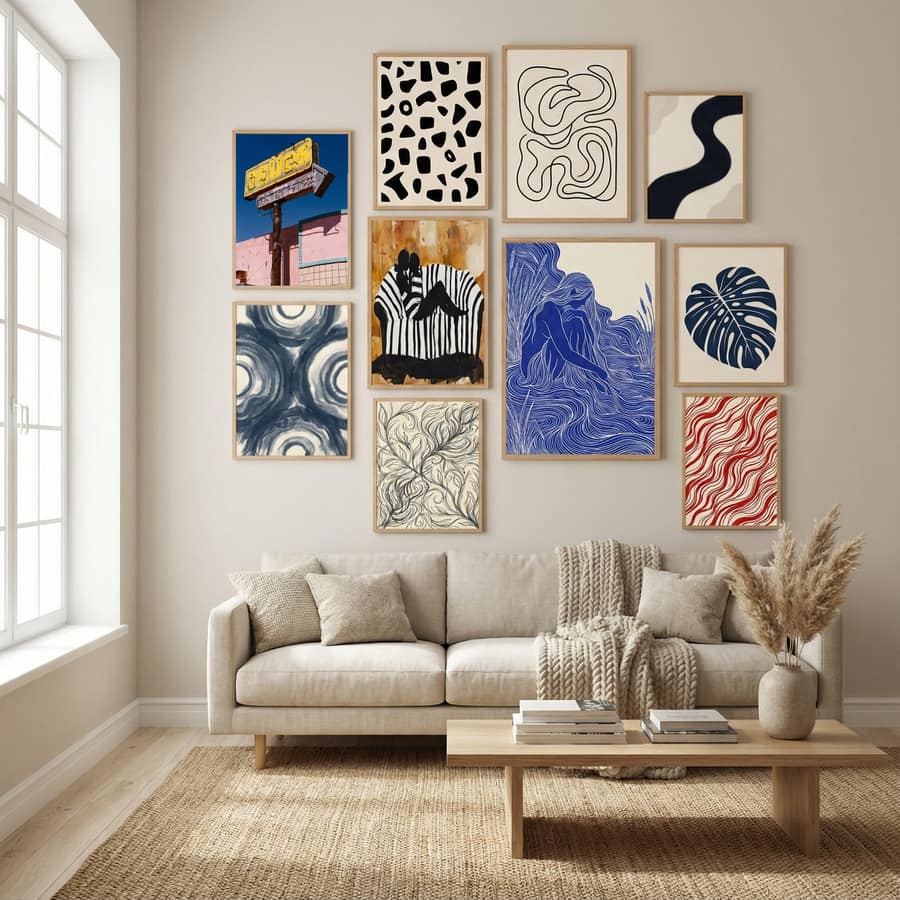 New Mexico Drugs II Poster by Bethany Young in Winter Sanctuary gallery wall