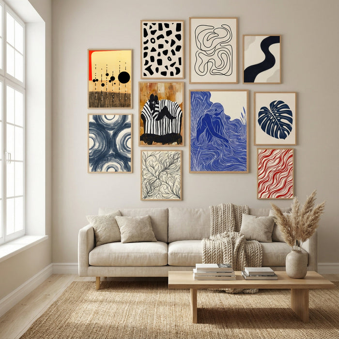 Now Complete 4. Poster by Petr Strnad in Winter Sanctuary gallery wall