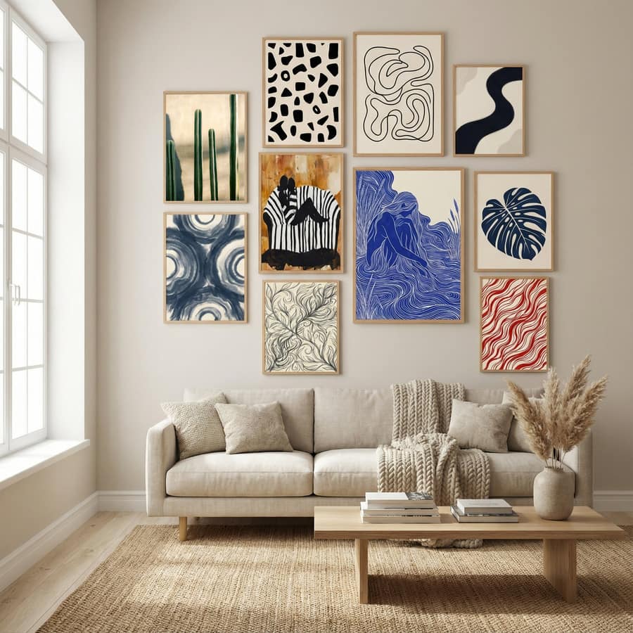 Oaxaca Shades of Green | Mexico travel photography Poster by Raisa Zwart in Winter Sanctuary gallery wall