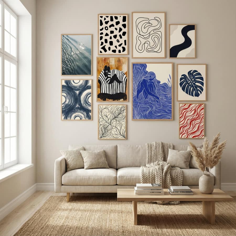 Ocean Ripples -juliste – juliste ja taidepainatus