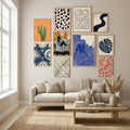Orange Cactus Poster by Lila & Lola in Winter Sanctuary gallery wall
