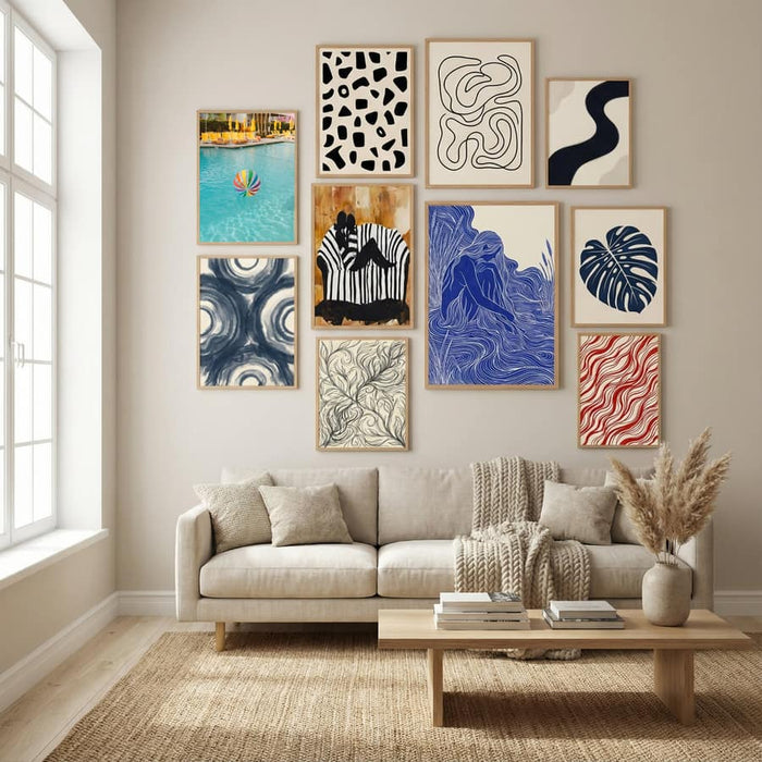 Palm Springs Pool Day Poster by Bethany Young in Winter Sanctuary gallery wall