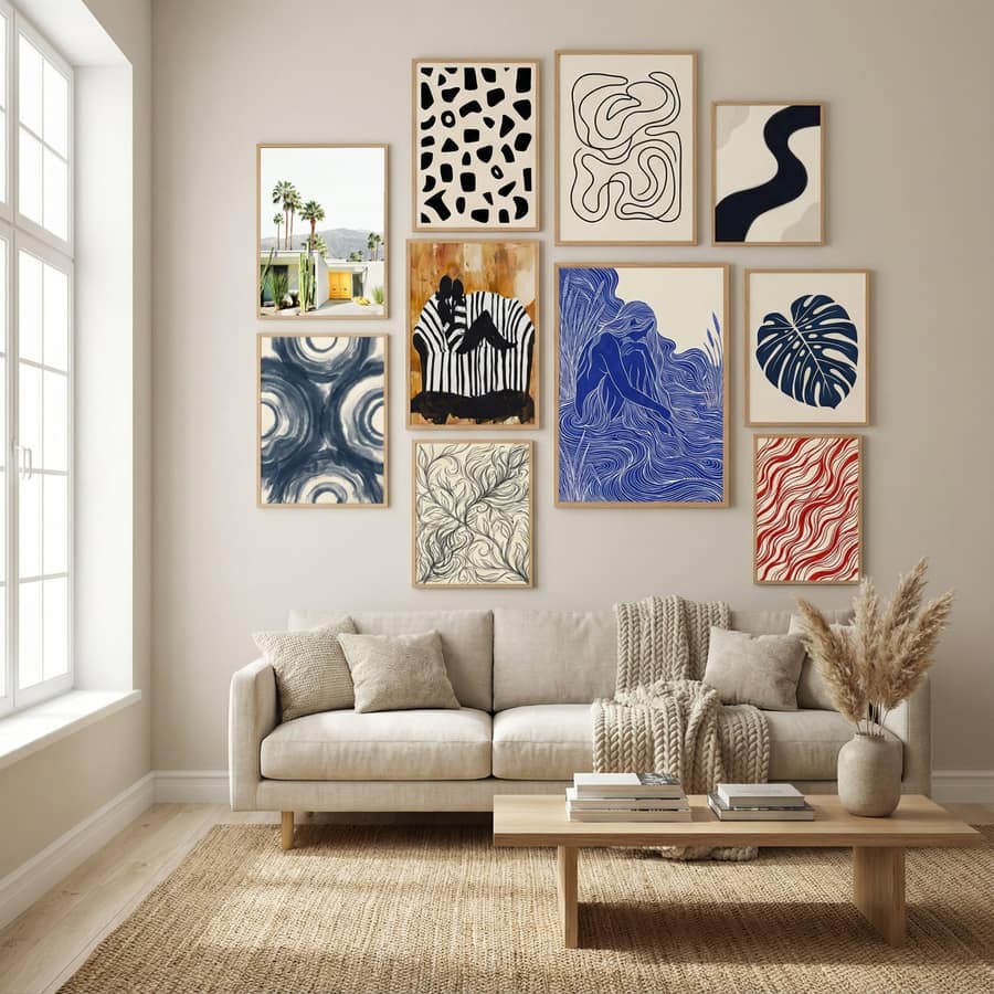 Palm Springs Yellow Door Poster – poster and art print