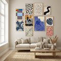 Pastel blue centerpiece Poster by Little Dean in Winter Sanctuary gallery wall