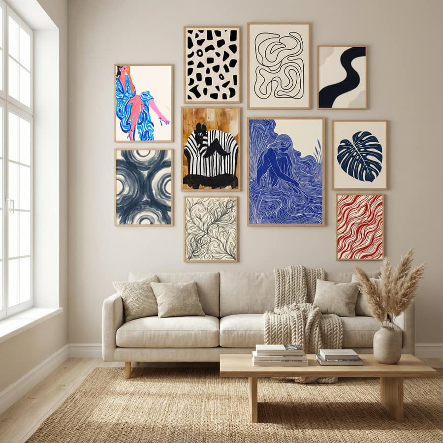Portrait Woman in robe Poster – plakat og kunsttryk