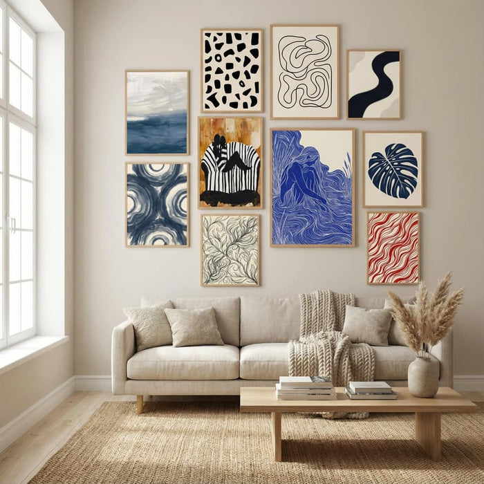 Póster Rough Sea Abstract – póster e impresión artística
