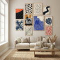 Sashimi Red and Black Poster by Little Dean in Winter Sanctuary gallery wall