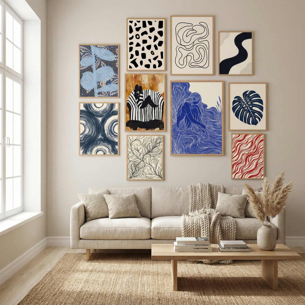 Scandivintage Poster by Studio Palette in Winter Sanctuary gallery wall