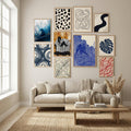 Seascape abstraction - Blue Waters Poster – poster and art print