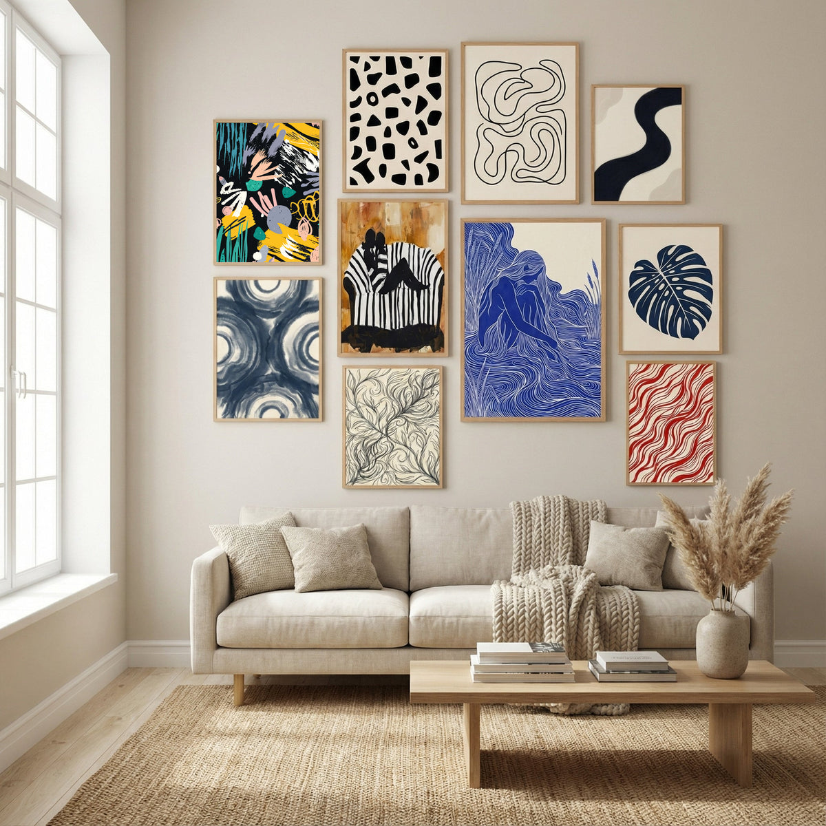 Space Odyssey Poster by Uma Gokhale in Winter Sanctuary gallery wall