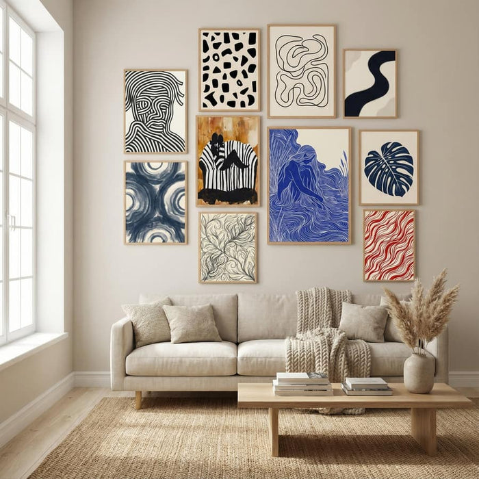 Stripe Portrait Poster – poster and art print