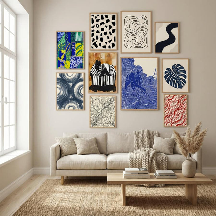 Póster The Blue Garden – póster e impresión artística