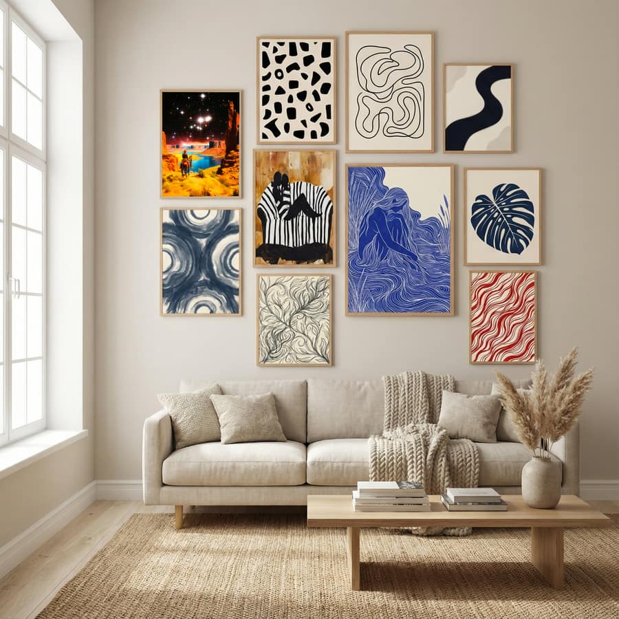 The Cosmic Frontier Poster by Taudalpoi in Winter Sanctuary gallery wall
